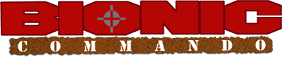 Bionic Commando logo for GameBoy